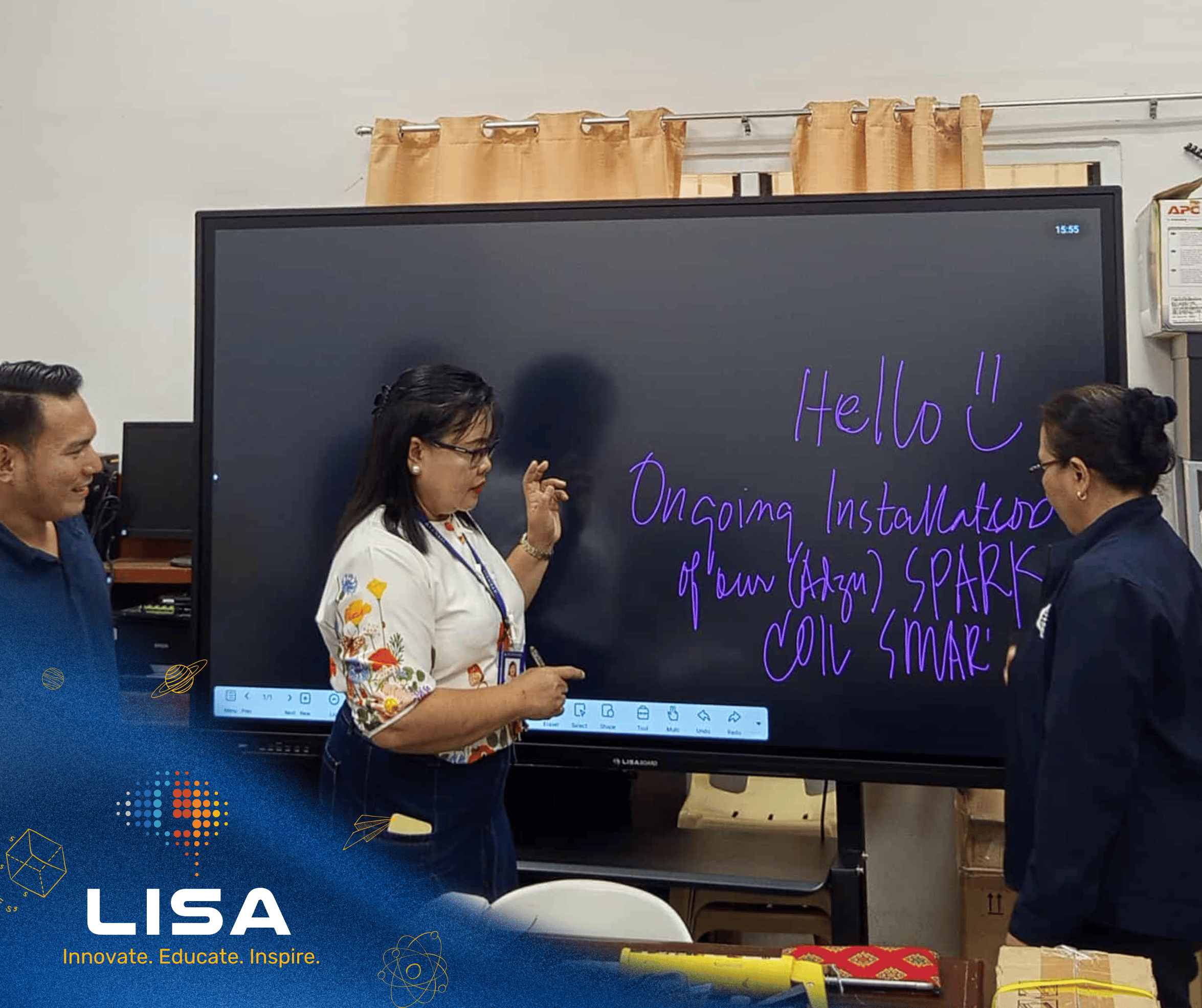 Lisa Tech Supports SPARK-COIL Global Learning Initiative with Smart Classroom Installation at Ateneo de Zamboanga University Zamboanga City, Philippines