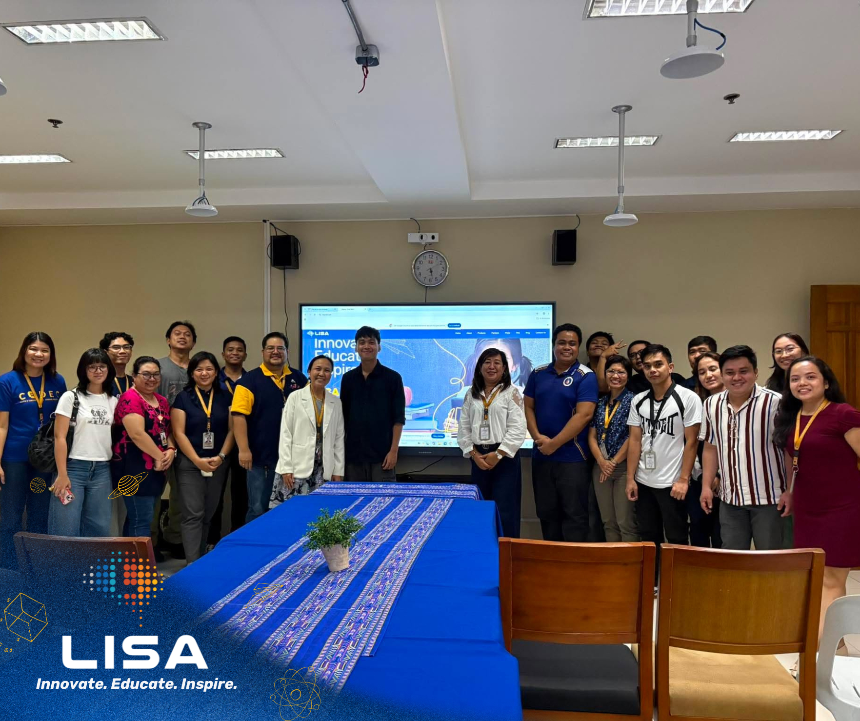 LisaBoard interactive display installed at Ateneo de Naga smart classroom