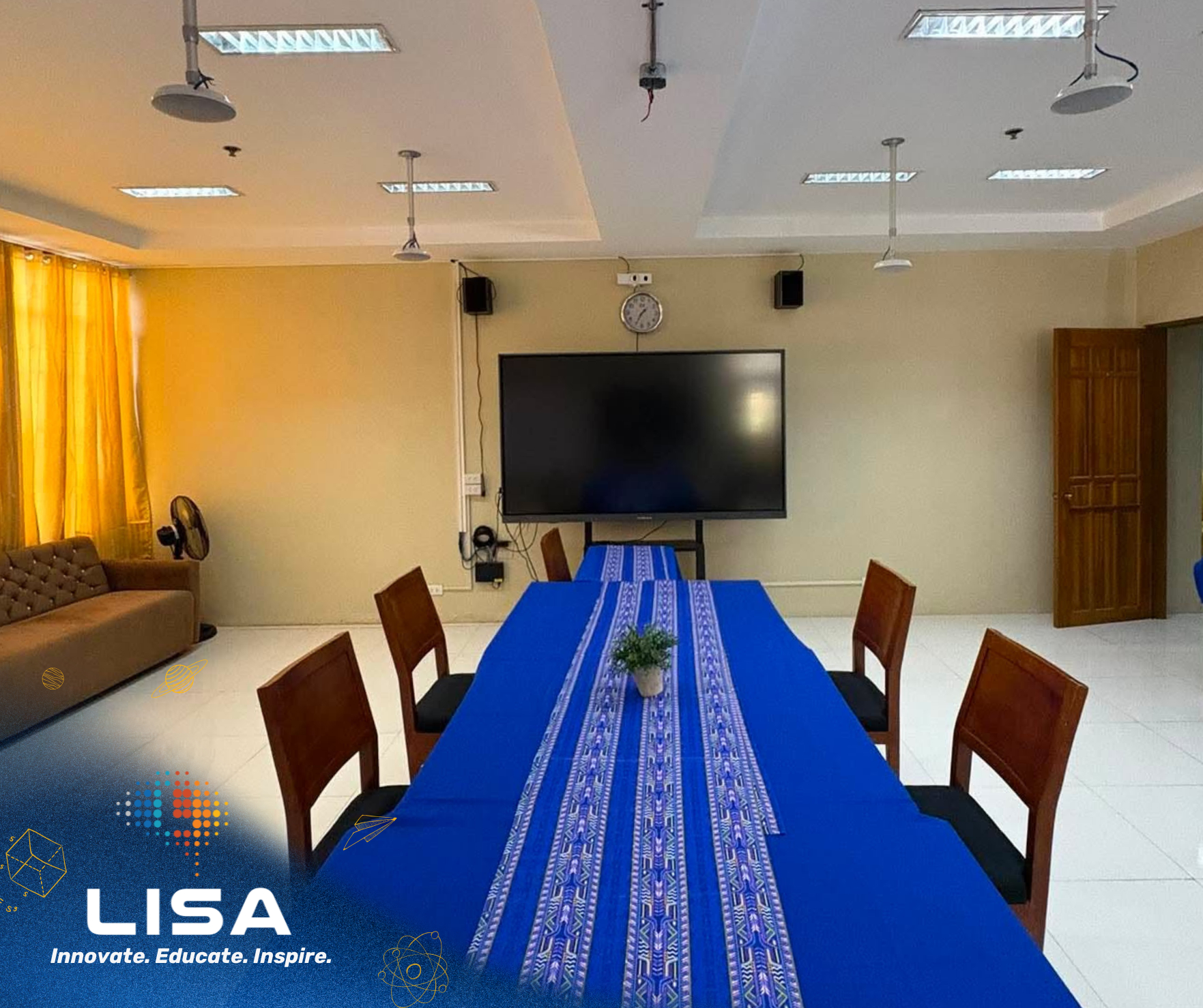 LisaBoard interactive display installed at Ateneo de Naga smart classroom